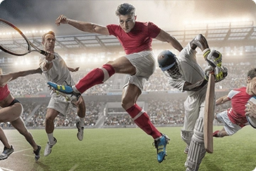 Mobile phone showing live sports betting dashboard